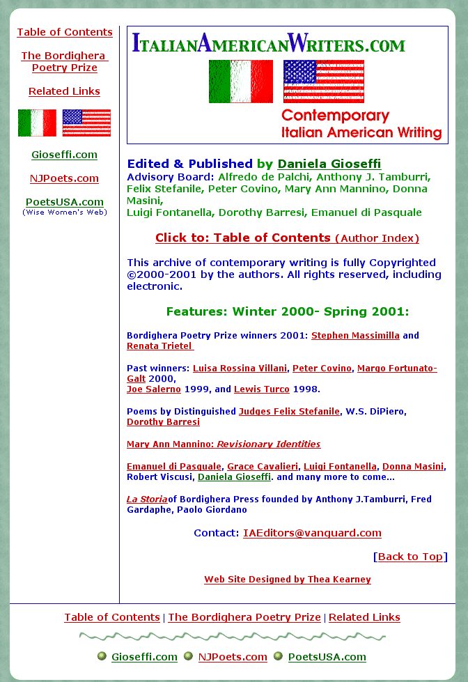 Italian American Writers